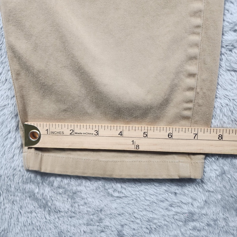 Peter Millar Pants Mens 40x30 (Fits 38x29) Beige Stretch Chino Golf Casual - Picture 5 of 13